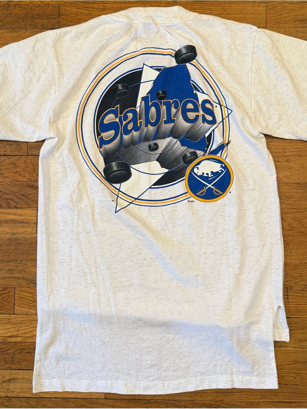 Vintage 90s Buffalo Sabres Pocket Tee